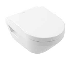 VILLEROY & BOCH - Architectura Závěsné WC se sedátkem SoftClosing, TwistFlush, CeramicPlus, alpská bílá 5684CLR1