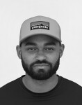 Patagonia P-6 Logo Trucker Hat Black
