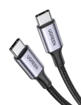 UGREEN US316 Nabíjecí kabel USB-C (M) - USB-C (M) 1 m černá / QC3.0 (70427)