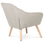 Křeslo, stříbrná látka, AK-321 SIL2