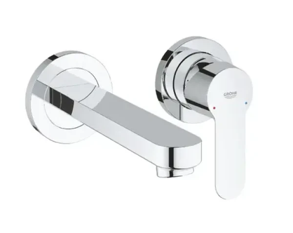 Grohe BauEdge - Umyvadlová baterie 2-otvorová instalace s tělesem chrom (20474000)