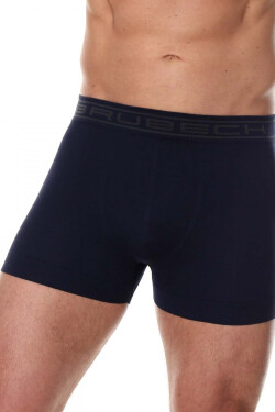 Pánské boxerky 00501A dark blue - BRUBECK tmavě modrá XL