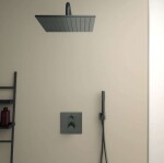 IDEAL STANDARD - CeraTherm Sprchový set s termostatem pod omítku, s tělesem, 30x30 cm, Magnetic Grey A7572A5