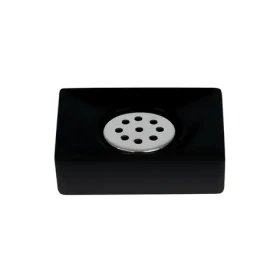Spirella QUADRO mýdlenka matná černá / keramika (7610583204837)