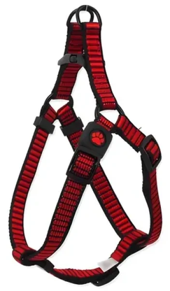 ACTIVE DOG Postroj Premium S červená / Nylonový / Pro malé psy / 1,5x45-63 cm (0904-91123)