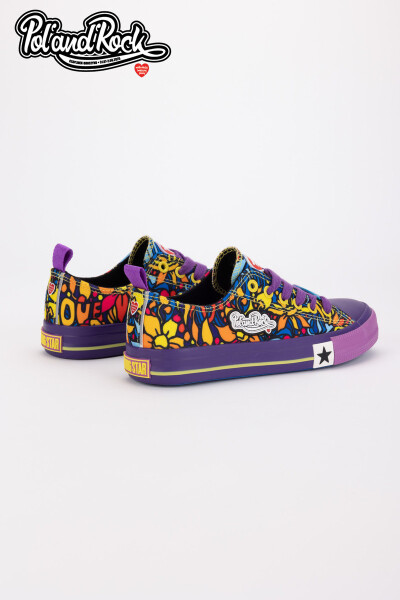 Tenisky Pol'and'Rock Festival X Big Star SS274905 Fialové 39