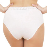 Dámské kalhotky Fiore maxi white - ITALIAN FASHION bílá L