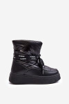 Dámské sněžné boty se zdobným uvázáním černé Siracna 39