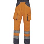Kalhoty pracovní M2PHV delta pasové reflexní oranžové XL oranžové