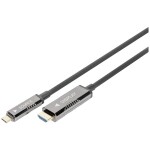 Digitus kabelový adaptér DisplayPort DP - HDMI typu A M - M 1.0 m / s blokováním DP 1.2 HDMI 2.0 / 4K / 60Hz / CE / bl (AK-340303-010-S)