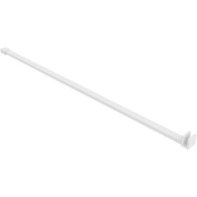 CERANO Sprchová vzpěra Onyx - hranatá - vodorovná - bílá matná - 150 cm