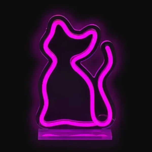 2Kids Toys LED NEON LIGHT lampička Kočka (2D98112)