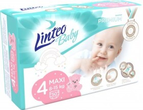 Linteo Baby Premium 4 Maxi, 8-15-kg, 50ks