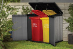 KETER skříňka Deco Horizontal Store it out 1150 L - STORM GREY
