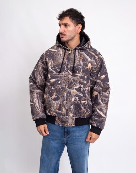 Carhartt WIP OG Active Jacket Camo Feather Tree, Black S