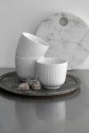 KÄHLER Porcelánový latte cup Hammershøi White 200 ml, bílá barva, porcelán
