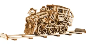 WOODEN CITY 3D Dřevěné puzzle Dream Express s kolejemi