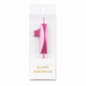 Cake star Dortová svíčka Rose Gold č.1