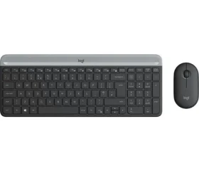 Logitech Slim Wireless Combo MK470 SKD šedá / bezdrátová sada klávesnice a myši / SKD verze (920-009200)