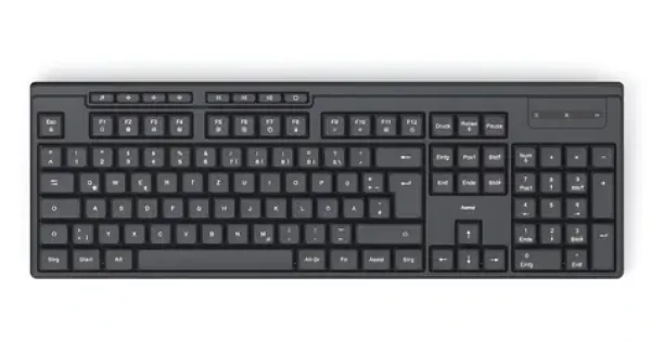 Hama WK-200 černá / Bezdrátová klávesnice / Full-size (U8173055)