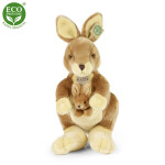 Plyšový klokan s mládětem 37 cm ECO-FRIENDLY