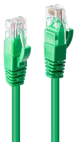 Lindy zelená / Patch kabel / Cat 6 U/UTP / RJ45-RJ45 / 0,3 m (48045)