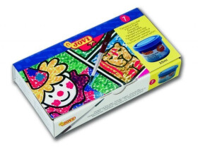 Barvy temperové Jovi kelímku, volný kelímek, štětec