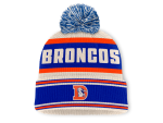 Fanatics Pánská zimní čepice Denver Broncos NFL Heritage Parcel Cuffed Knit Hat with Pom
