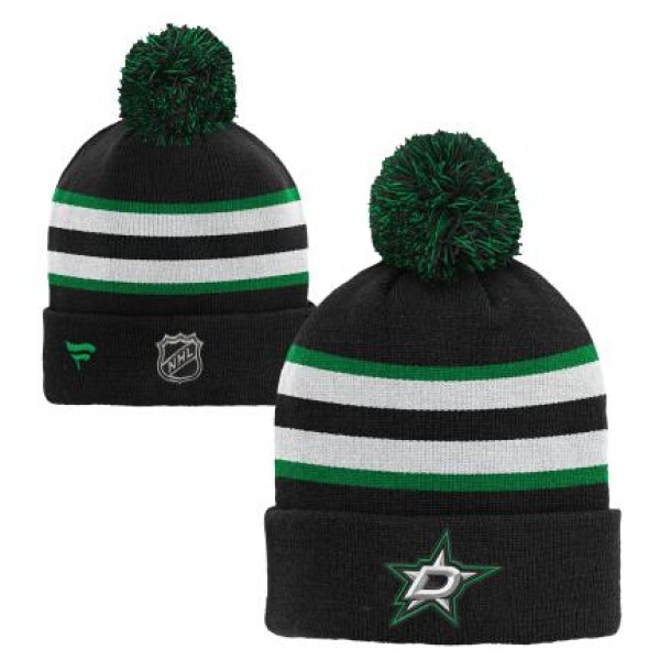 Outerstuff Dětská zimní čepice Dallas Stars NHL Cuffed Beanie With Pom