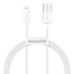 Baseus CALYS-A02 Superior Series bílá / kabel USB-A na Lightning / 1m (CALYS-A02)
