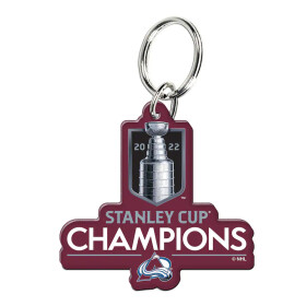 Fanatics Přívěšek na klíče Colorado Avalanche 2022 Stanley Cup Champions Premium Acrylic Key Ring FA_4955751