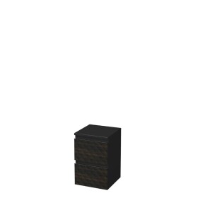 Koupelnová skříňka nízká SAT Cube Way 32,5x51x33 cm hnědá mat CUBE3DN322ZHP CUBE3DN322ZHP