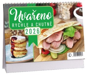 Stolní kalendář ARIA 2026 - Uvařeno rychle a chutně