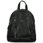 Stylový dámský koženkový kabelko-batoh Sellens, černý