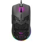 CANYON PUNCHER GM-11 černá / Herní optická drátová myš / až 4200 DPI / 7 tlačítek / USB-A / RGB / 1.65 m (CND-SGM11B)
