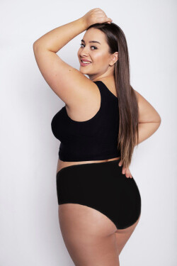 Figy Flexi-One Plus Size Maxi Black - Julimex XXL/XXXL