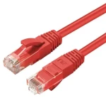 MicroConnect CAT6a U/UTP 0.5m červená / Patch kabel / LSZH (MC-UTP6A005R)