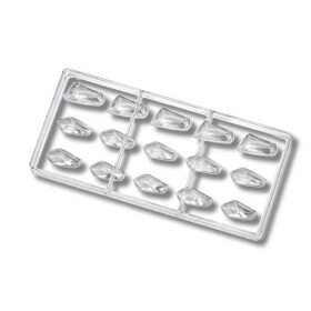 Dortisimo Polykarbonátová forma na čokoládu Diamanty