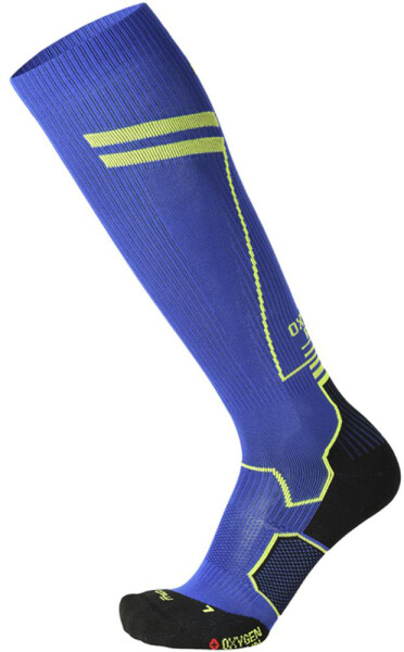 Běžecké kompresní podkolenky Mico CALZA RUN LUNGA OXY-JET COMPRESSION Velikost textilu: XL