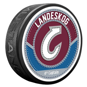Mustang Puk Colorado Avalanche NHL Captain Jersey Stitch - Gabriesl Landeskog