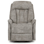 Polohovací křeslo, elektrické zabudované ovládání, šedá, látka vintage, TV-Q8575 GREY3