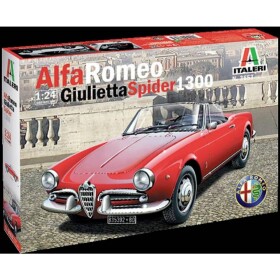 Italeri 3653 Alfa Romeo Giulietta Spider 1300 model auta, stavebnice 1:24