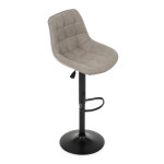Barová židle, béžová, látka,AUB-V3066 LAN3