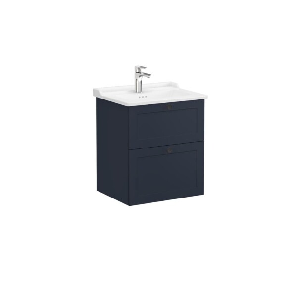 Koupelnová skříňka s umyvadlem VitrA Root 60x67x46 cm modrá mat ROOTC60BINTC ROOTC60BINTC
