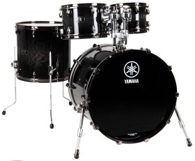 Yamaha Live Custom rock set Black shadow sunburst