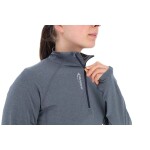 Mikina INOV-8 ACTIVE HZ MIDLAYER W 001444-gy-001 - Inov-8 Běžecká mikina INOV8 ACTIVE HZ MIDLAYER W - šedá Velikost textilu: 34