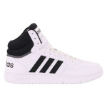 Pánské sportovní boty Hoops 3.0 Mid M GW3019 Bílá s černou - Adidas bílá-černá 43 1/3