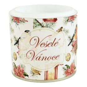 Veselé Vánoce Ptáček ovocný čaj v dóze 50g