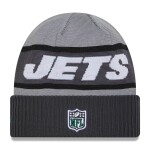 New Era Pánská zimní čepice New York Jets NFL 2023 Sideline Tech Knit Beanie