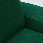 Super strečové potahy HARMONIA zelená taburet (40 - 60 cm)